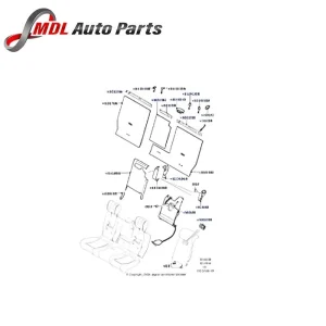 Land Rover Genuine Armrest LR083126