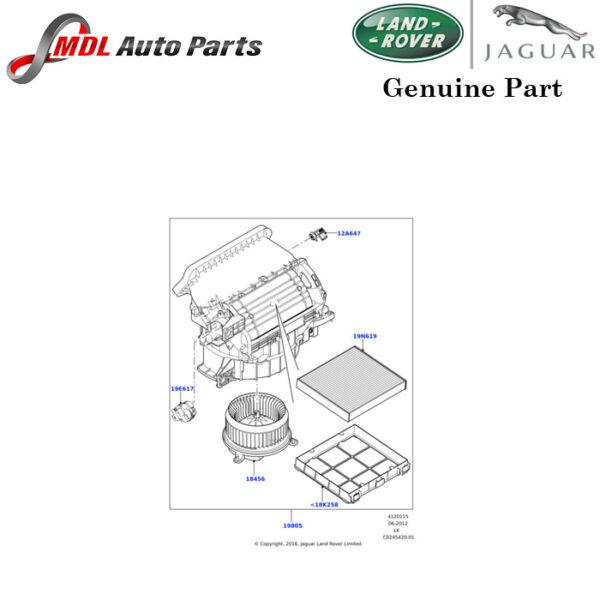 Land Rover Genuine Air Cond LR085678