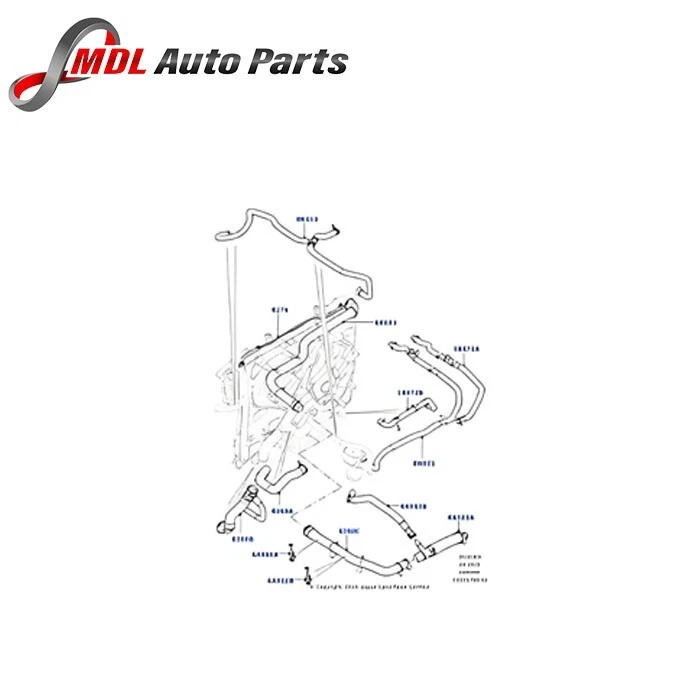Land Rover Genuine Hose Lr086416 1 Land Rover Genuine Hose LR086416