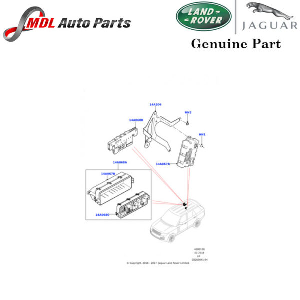 Land Rover Genuine Fuse Box LR092943