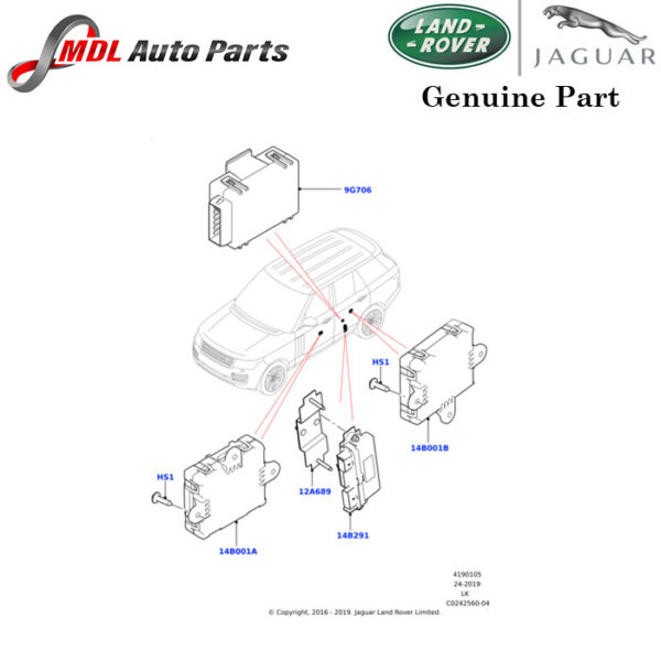 Land Rover Genuine Head Bolt LR106147