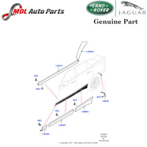 Land Rover Genuine Moulding - Fender LR112173