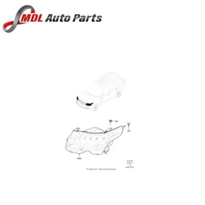 Land Rover Genuine Head Lamp LR116068