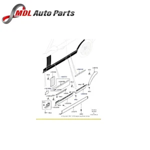 Land Rover Genuine Door Moulding LR116775