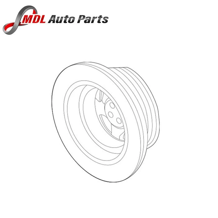 Land Rover Genuine Vibration Damper, Crankshaft Pulley - Lr121747 1 Land Rover Genuine Vibration Damper, Crankshaft Pulley - LR121747