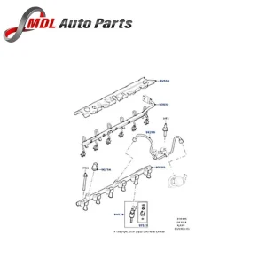 Land Rover Genuine Fuel Pipe LR121771