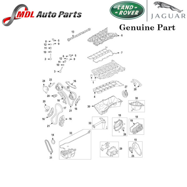 Land Rover Genuine Crankshaft Sprocket LR121796