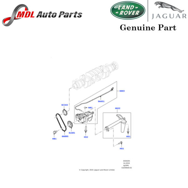 Land Rover Genuine Oil Pump Drive LR121797