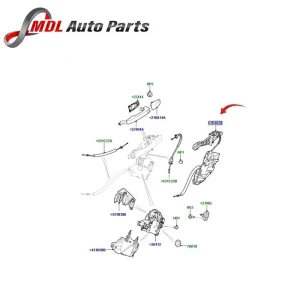 Land Rover Genuine Rear Door Latch for Discovery - LR128274