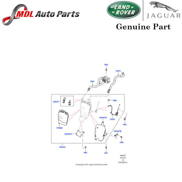 Land Rover Genuine Strap - Earth LR135852