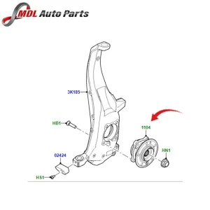 Land Rover Genuine Wheel Bearing LR152789 for New Range Rover, Range Rover Sport