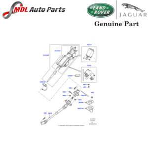 Land Rover Genuine Steering Column Shaft QLD000010