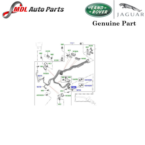 Land Rover Genuine Front Pipe RQB500382