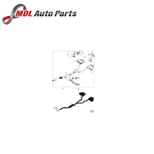 Land Rover Genuine clamp T4N38261