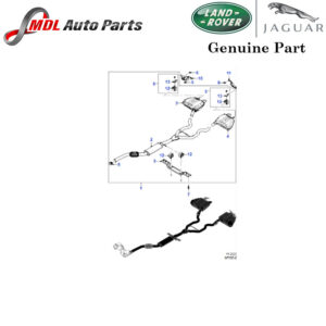 Land Rover Genuine clamp T4N38261