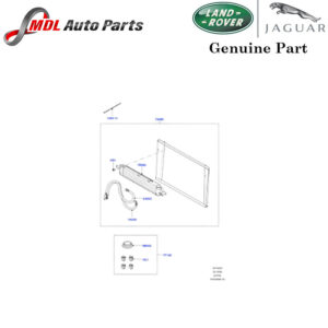 Land Rover Genuine Oil Cooler UBH500110