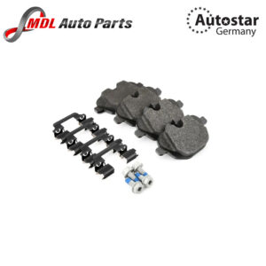 Autostar Germany Brake Pads Set fits BMW 520D 2.0D Rear 10 to 17 34216885451