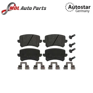 AutoStar Germany BRAKE PAD SET CERAMICS  For AUDI A4 A3 A6 TT Q3 Touran I Golf Caddy III 3AA698451