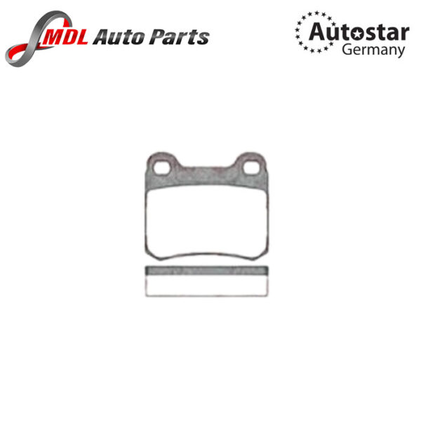 Autostar Germany Brake Pads Set fits C180 W202 1.8 Rear 93 to 95 B&B 0004205720