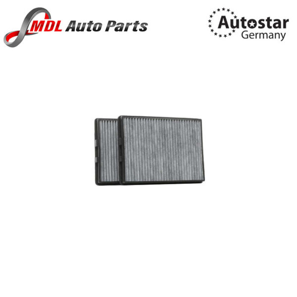 Autostar Germany CABIN FILTER SET ACTIVE CARBON SET For BMW 64116904867