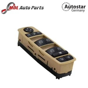 Autostar Germany WINDOW SWITCH (Cream Color) For Mercedes Benz 1698206710