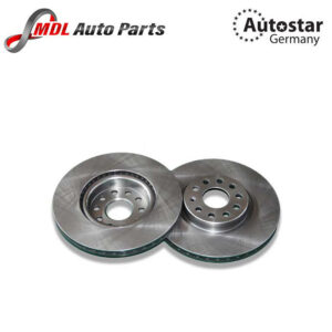 AutoStar Germany Brake Discs Pair Vented Front 312mm 24384 Febi Set 1K0615301AA