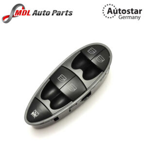 Autostar Germany WINDOW ADJUSTER SWITCH BLACK RIM For Mercedes Benz 2118219951