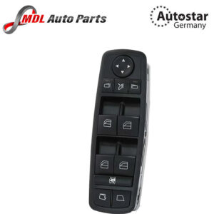 Autostar Germany WINDOW SWITCH (BLK) BLACK For Mercedes Benz 2518300390H