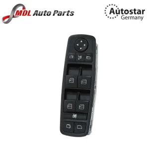 Autostar Germany WINDOW SWITCH (BLK) BLACK For Mercedes Benz 2518300390H