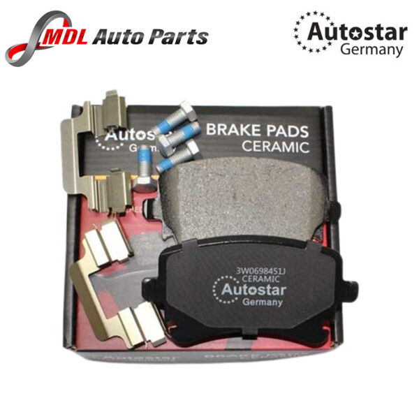 Autostar Germany REAR BRAKE PADS CERAMIC For BENTLEY 3W0698451J