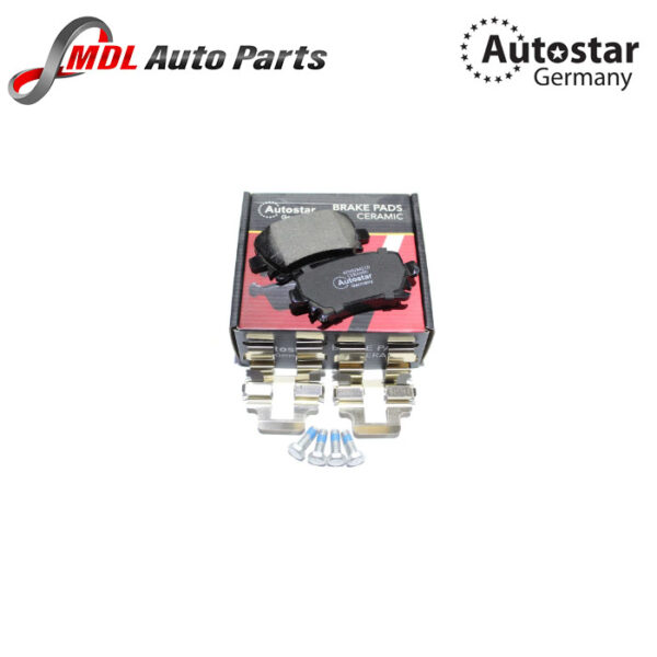 AutoStar Germany BRAKE PAD SET CERAMICS For Volkswagen 4F0698451D