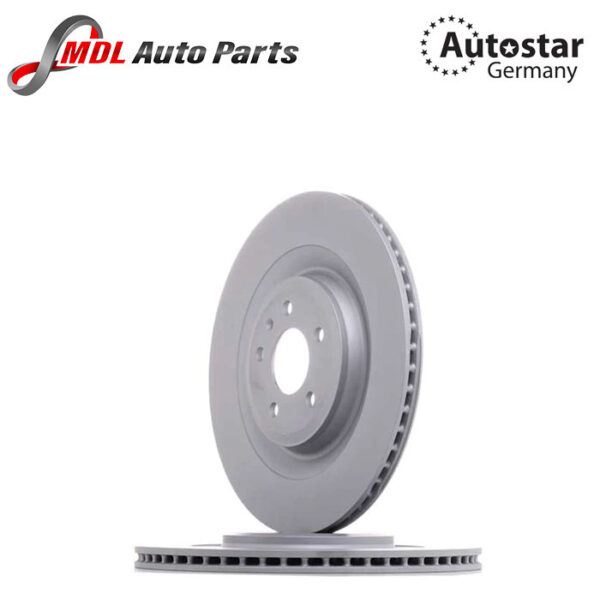 AutoStar Germany BRAKE DISC Rear Axle For AUDI A6 A7 A8 4H0615601F