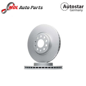 Autostar Germany BRAKE DISC Front Axle For AUDI A1 A3 Q2 Q3 561615301A