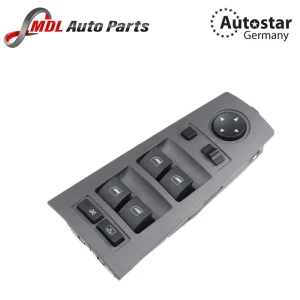 AutoStar Germany BMW 7 Series E65 E66 Window Lifter Switch Power Fold Driver's Door Grey 61316943054