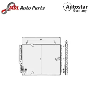 AutoStar Germany CONDENSER E34 64531382291