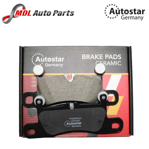 Autostar Germany BRAKE PAD SET Ceramic For VOLKSWAGEN 7P6698451C