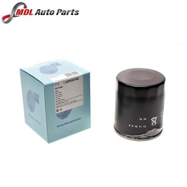 Blueprint Oil Filter for VOLKSWAGEN, FIAT, CHEVROLET ADK82102 / J9091510002